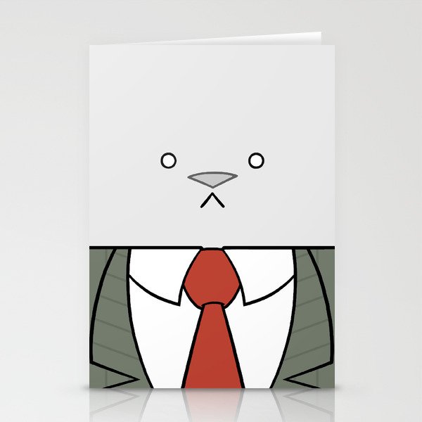 Business Cat Cube Stationery Cards