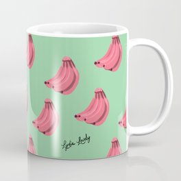 Bananas pink-green background Mug