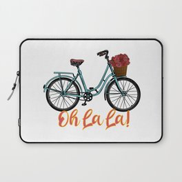 Oh La La - French Bicycle Laptop Sleeve