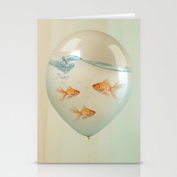 balloon fish 02 Stationery Cards