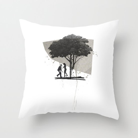 (Down By The) Family Tree | Collage Throw Pillow