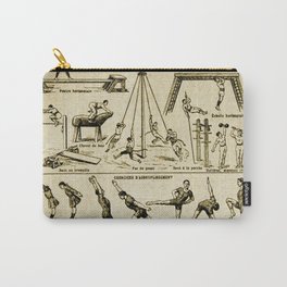 Vintage Gymnastics Carry-All Pouch