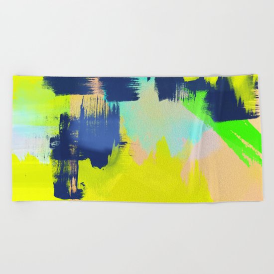 Yellow and More Beach Towel