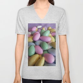 Candied Almonds V Neck T Shirt