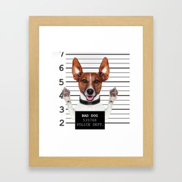 Gangster Dog Framed Art Prints For Any Decor Style Society6