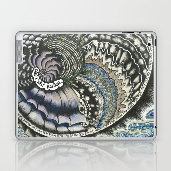 Golden Spiral (no fear) Laptop & iPad Skin