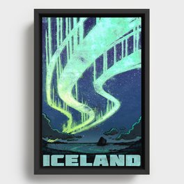 Iceland Framed Canvas