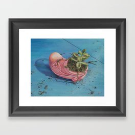 Natasia's Grandma's Planter Framed Art Print