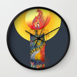 Advent: Candle of Peace Wall Clock
