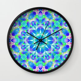 Floral Fractal Art G542 Wall Clock