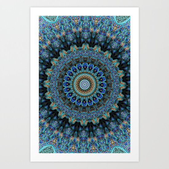 Spiral Eye Art Print