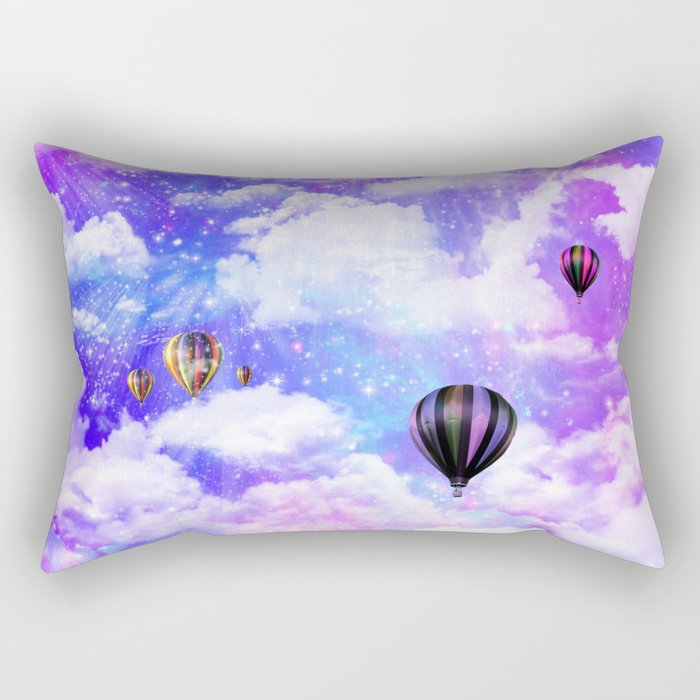 Hot air balloons Rectangular Pillow