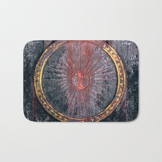 Circle vintage Bath Mat