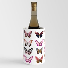 Pink Butterflies Wine Chiller