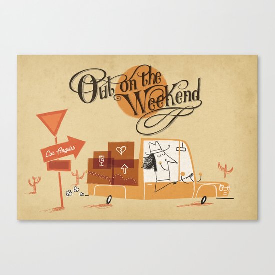 Out on the Weekend Canvas Print