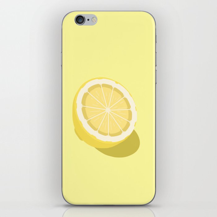 Small Lemon in a Big World iPhone Skin