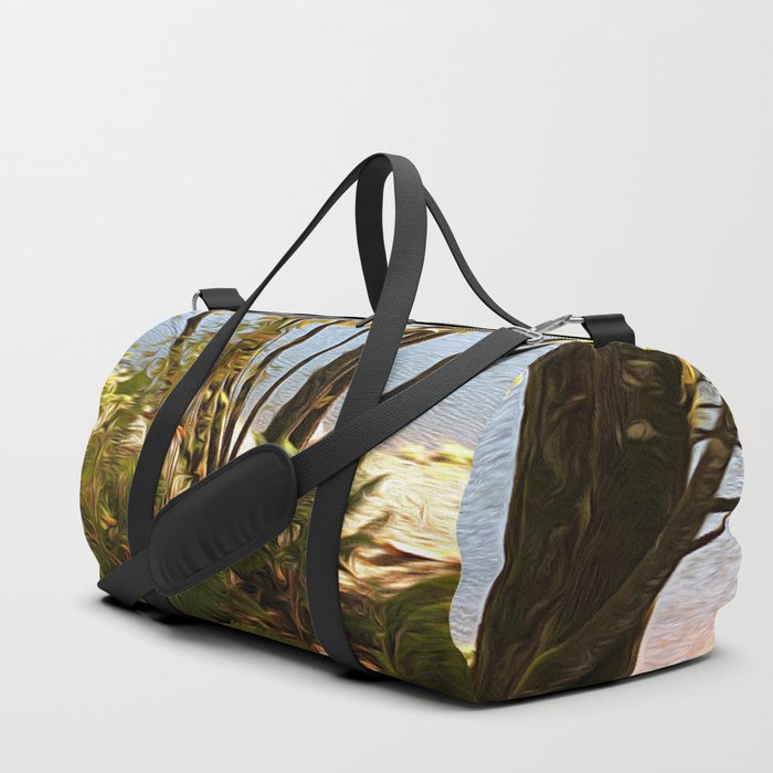 Imagine That No3- abstract landscape Duffle Bag