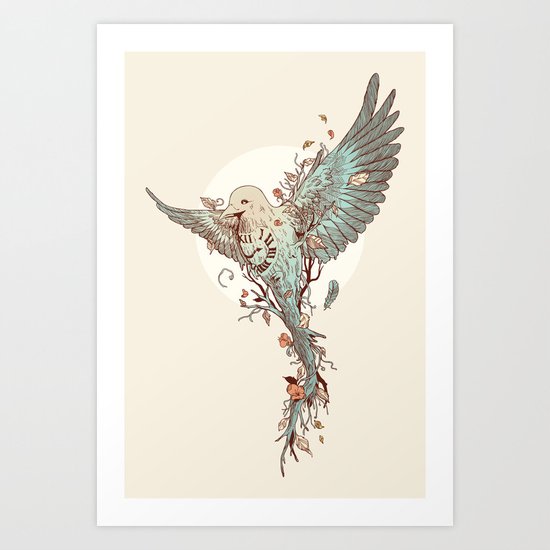 Tempus Fugit Art Print