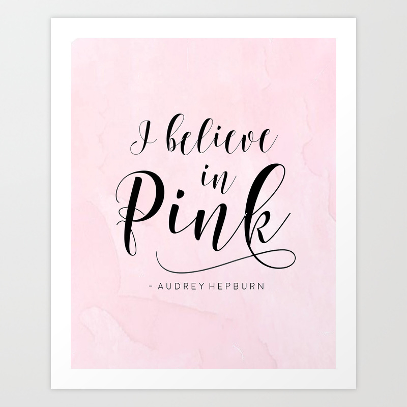 pink nursery wall decor