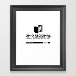 Ohio USK t-shirt Framed Art Print