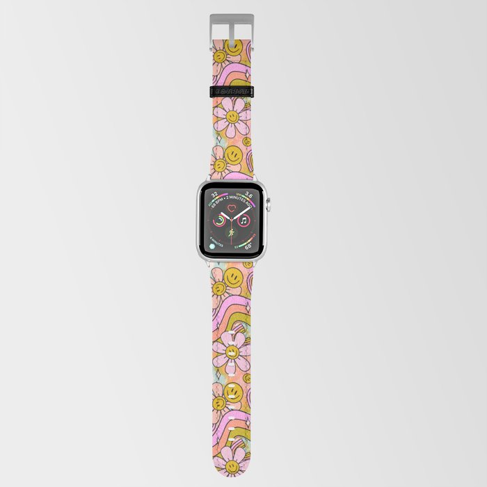 Tie Dye Flower Print Apple Watch Band