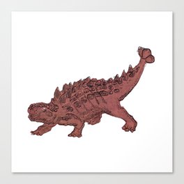 Ankylosaurus Canvas Print