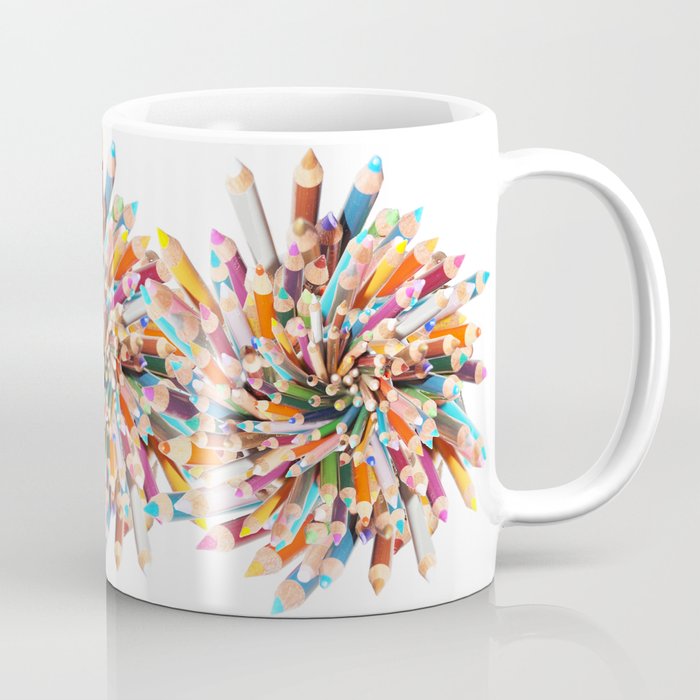 Pencil Kaleidoscope Coffee Mug