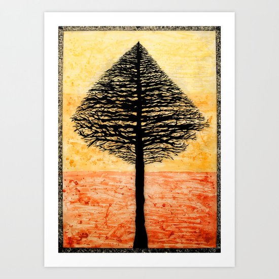 Tree Top. Art Print