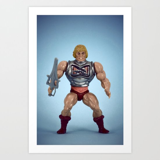 He-Man Battle Damage Art Print