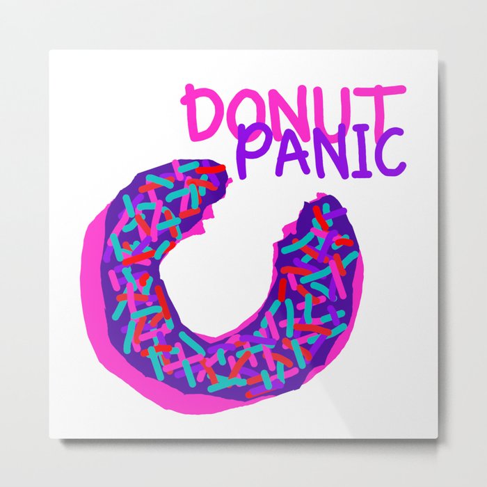 DONUT PANIC [LOST TIME] Metal Print