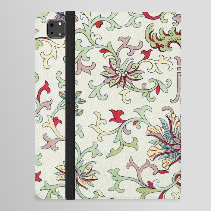 Chinese Floral Pattern 25 iPad Folio Case