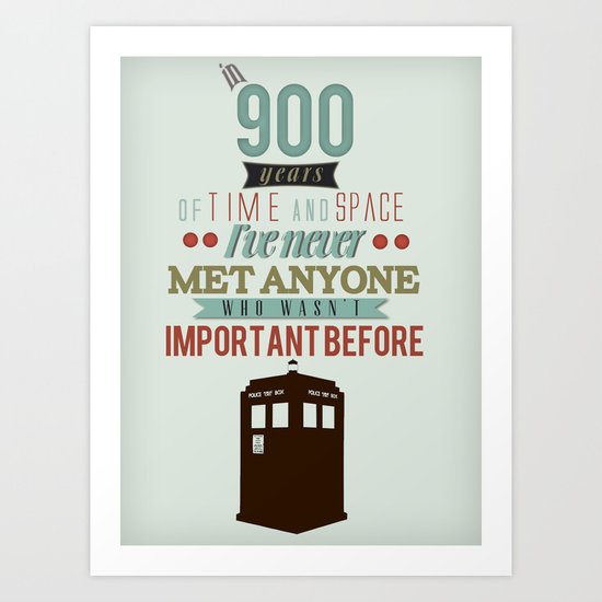 Doctor Who Art Print