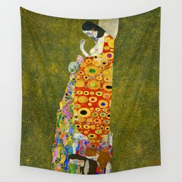 Gustav Klimt "Hope II" Wall Tapestry