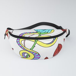 Serpent and a Rose Fanny Pack