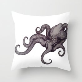 kraken Throw Pillow