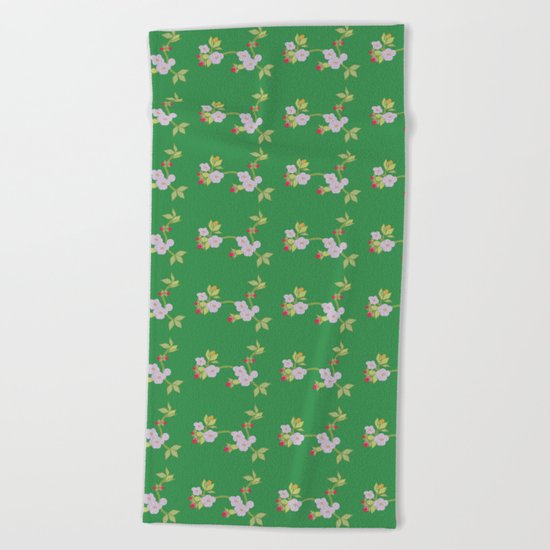 Kokeshi Frida Kahlo Beach Towel