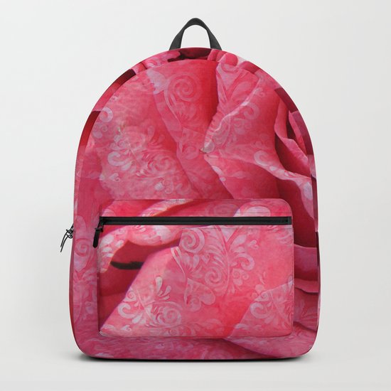Pink love roses Backpack