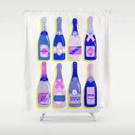 French Champagne Collection – Indigo Shower Curtain