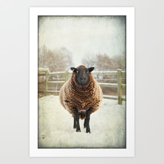 Zombie sheep Art Print
