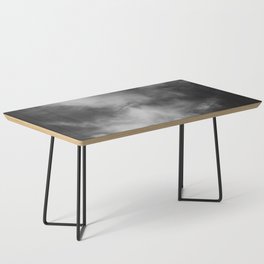 Black and White Celestial Cloud Formation Coffee Table