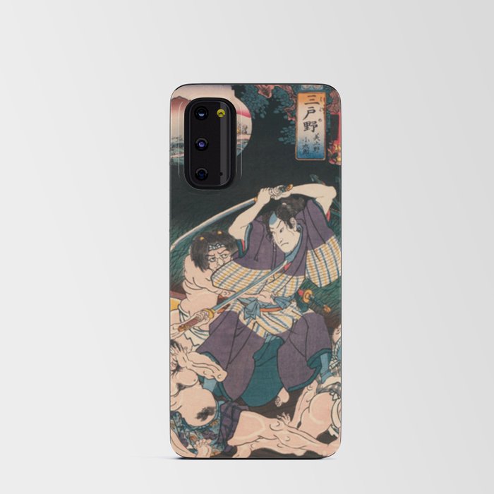 Utagawa Kuniyoshi - Of Brigands and Bravery: Kuniyoshi's Heroes of the Suikoden Warrior #7 Android Card Case