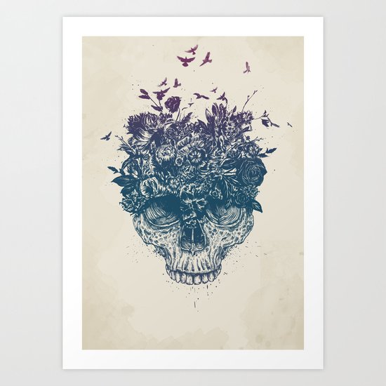 My head is a jungle Art Print