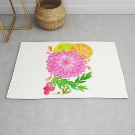 flowers and fruits Area & Throw Rug
