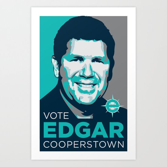 Vote Edgar for Cooperstown Art Print