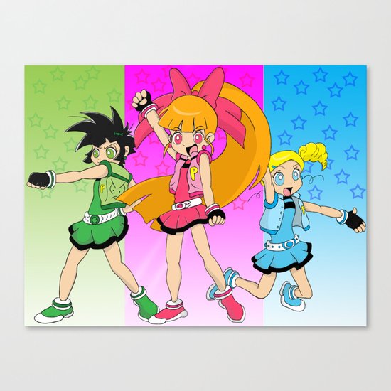Power Puff Girls Z Canvas Print