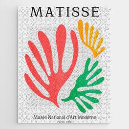 Abstract Collage Leaves: Matisse Series 02 Jigsaw Puzzle