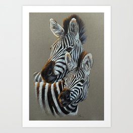 Wild Stripes Art Print