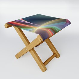 Colors in lines Folding Stool