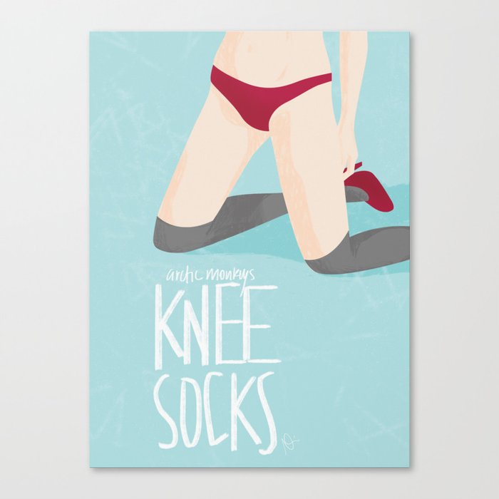 Knee Socks Canvas Print