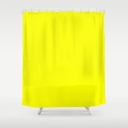 Yellow Shower Curtain